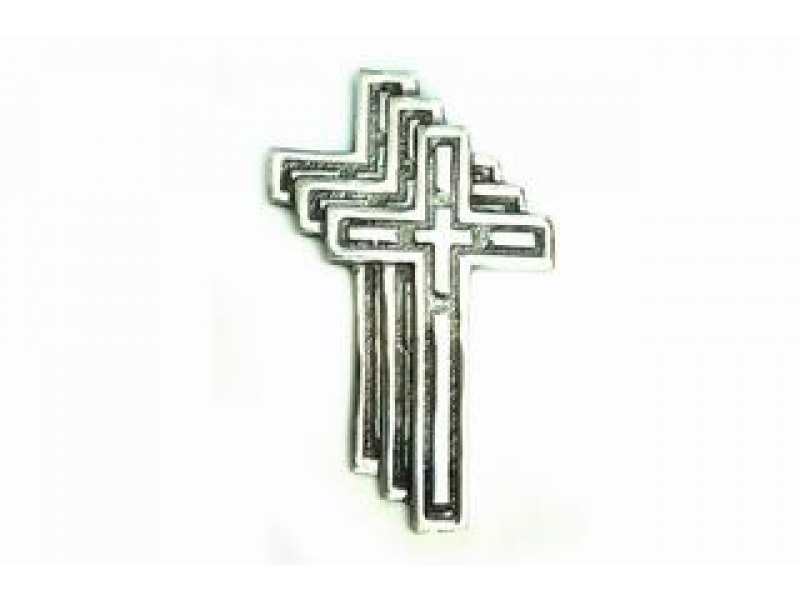 CRUZ 3 CRUCES  CH CRUCES EN PEWTER